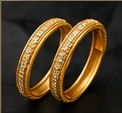 Gold bangles and kadas