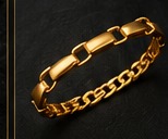 Men's gold bracelet