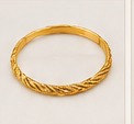 Gold bangle